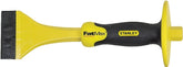 Fatmax FMHT16468 Floor Chisel, 3 in Tip, Flat Tip, 5.11 in Handle, Ergonomic Handle, Rubber Handle, Steel